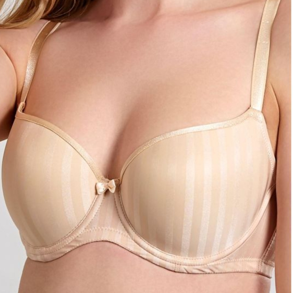 NWT Cleo by Panache Lexi Balconnet Bra in Latte Nude